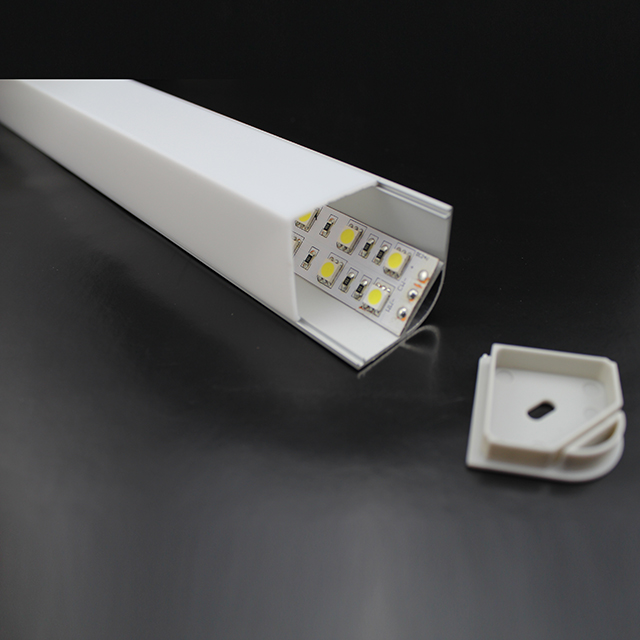 W30mm*H30mm (Binnenbreedte 20mm) LED Aluminium Profiel Driehoeksvorm